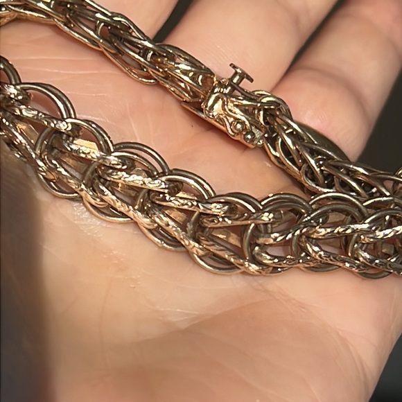 14 karat gold, Vintage, Bracelet - Picture 8 of 13